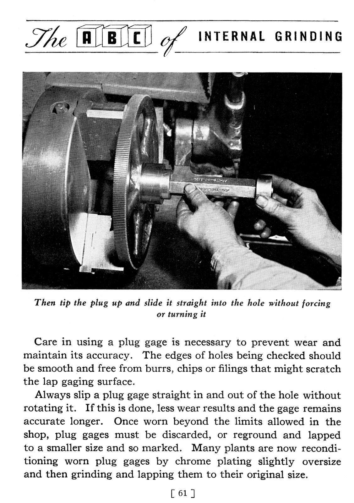 How to do Internal Grinding Handbook Manual Norton's ABCs 0888