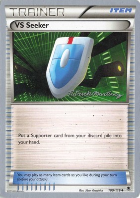 Pokemon TCG World Champions 2015 VS Seeker Regular Uncommon 109/119 P/HP