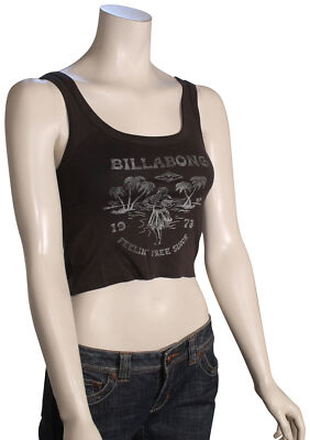 Женская майка Billabong Hibiscus Paradise черного цвета - Новинка