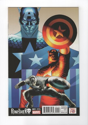 The Punisher (2016) #1 John Cassaday Captain America 75th Anniversary Variant NM