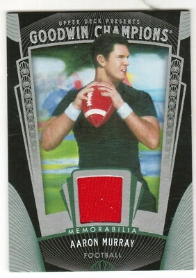 2015 Upper Deck Goodwin Champions # M-AM Aaron Murray Spiel Trikot