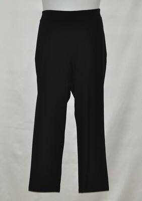 Linea by Louis Dell'Olio Petite Super Ponte Slim Pants Size 8P Black