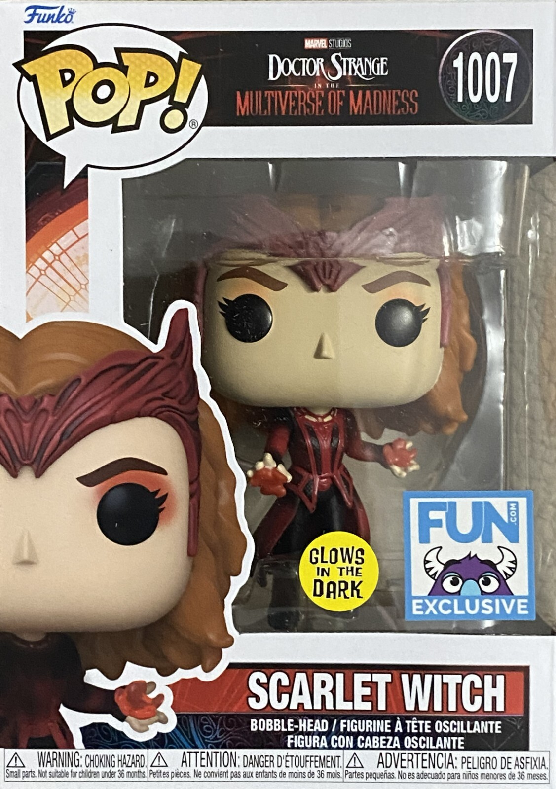 Funko Pop! Marvel Doctor Strange: #1007 Scarlet Witch GITD