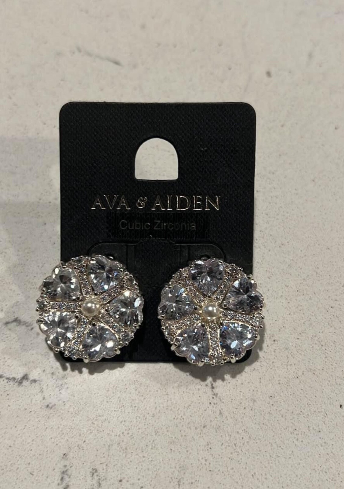 Ava & Aiden Cubic Zirconia Earrings | eBay