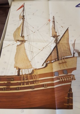 San Giovanni Battista 1688, Artesania Latina 1:50 Scale Wood Model Ship Kit