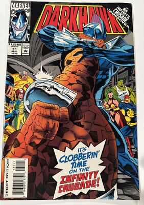 Darkhawk #31, Vol. 1 (1991-1995, 2018) Marvel Comics, Thing,Vision