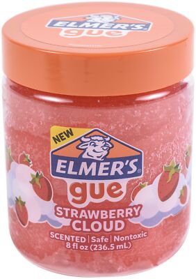 Elmer's Gue Pre-Made Slime 8oz-Strawberry Cloud - 2 Pack