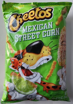 NEW CHEETOS MEXICAN STREET CORN FLAVORED SNACKS CHEESE CHIPS 8.5 OZ BAG