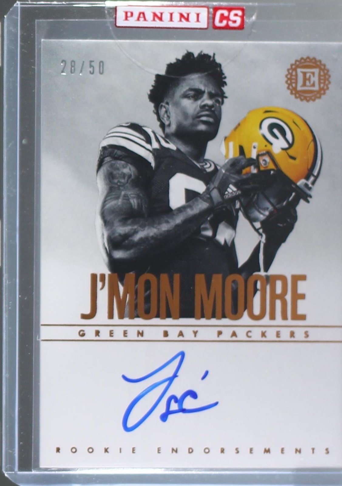 2018 Panini Encased J'Mon Moore #RE-JM