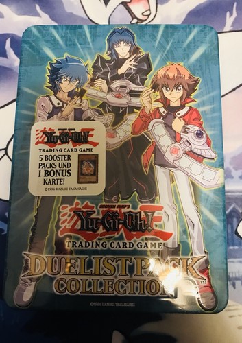 Yugioh Duelist Pack Tin Box 2008 Grün GX Jaiden DP Syrus Chazz Elementarheld Neu
