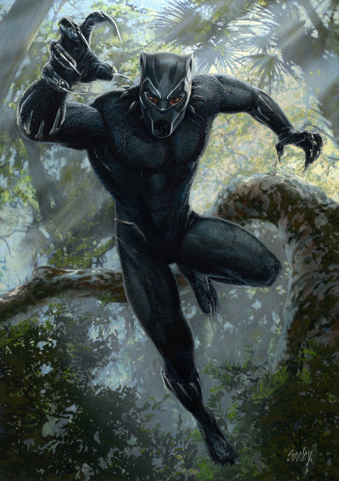 Dave Seeley Original Black Panther Commissioned by Marvel Studios