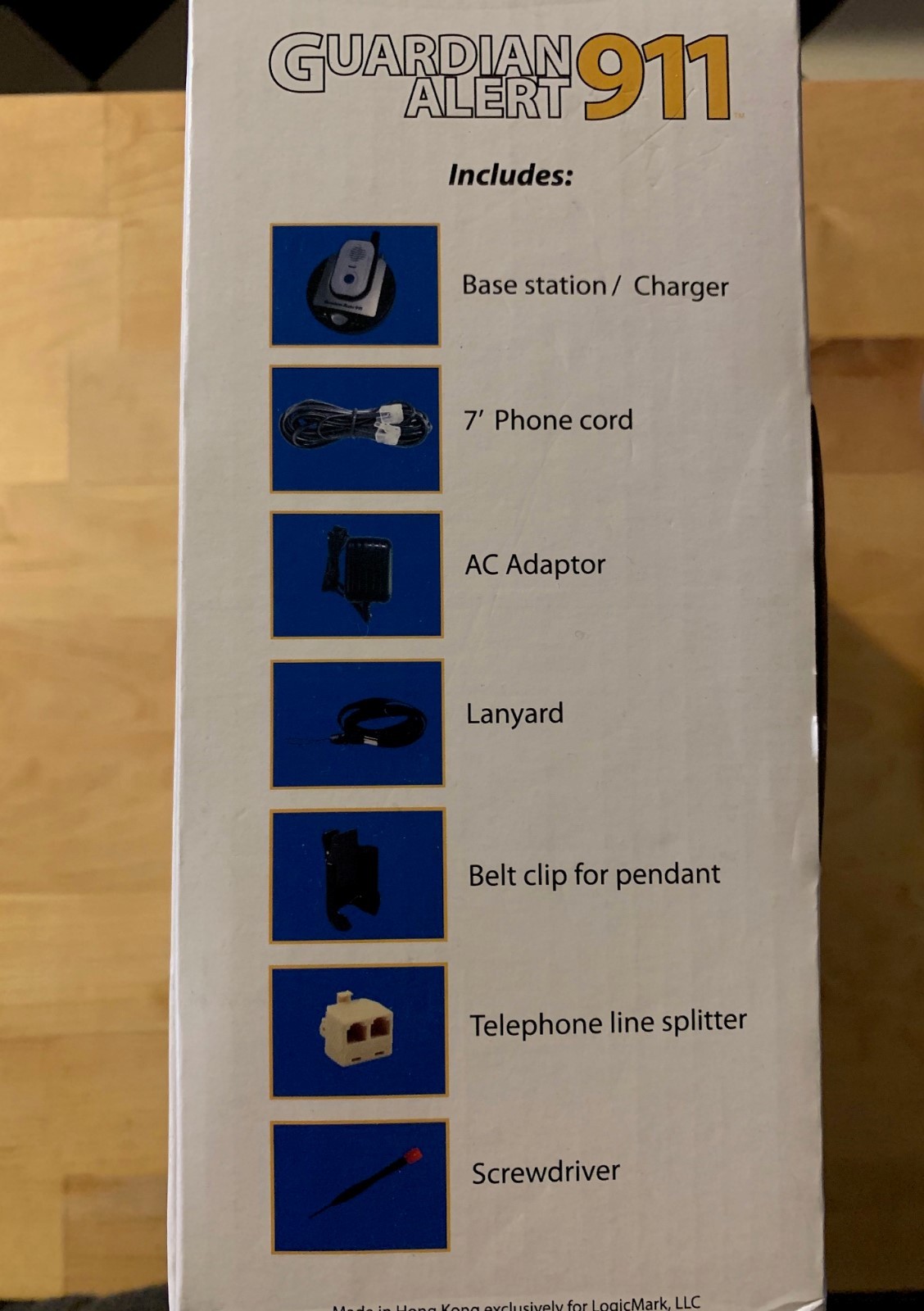 LogicMark Guardian Alert 911 New 30511 No Monthly Fees Complete Push Button