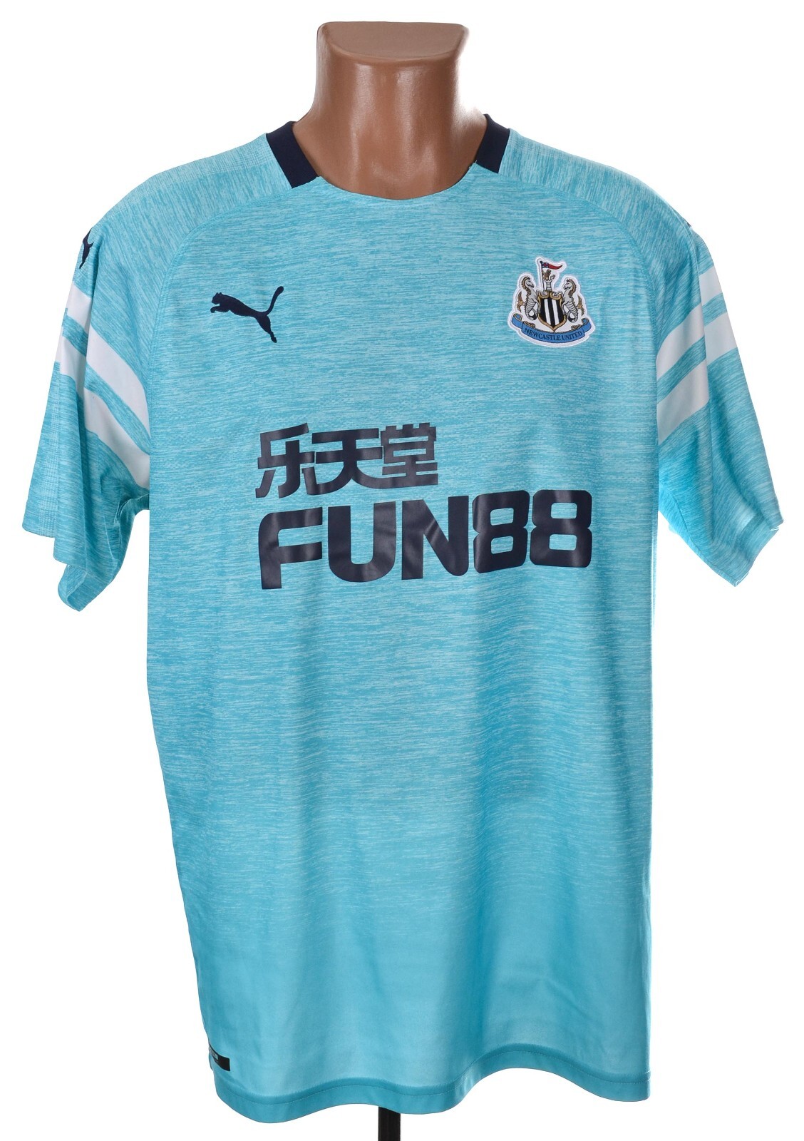 NEWCASTLE UNITED 2018/2019 THIRD FOOTBALL SHIRT PUMA SIZE XL