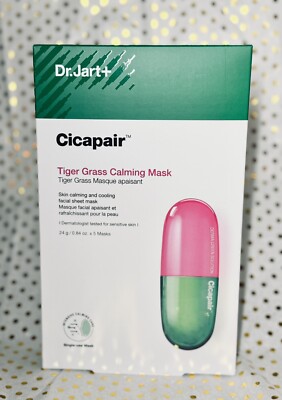 Dr.Jart+ Cicapair Tiger Grass Calming Mask 1 box (5 sheets)