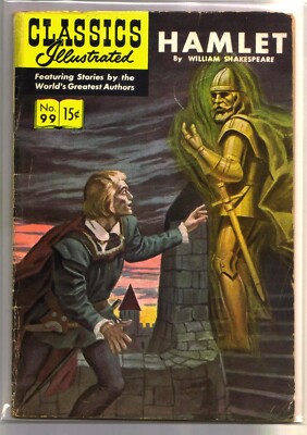 CLASSICS ILLUSTRATED #99 Shakespeare's Hamlet! 1st Print Comic Book ~ VG