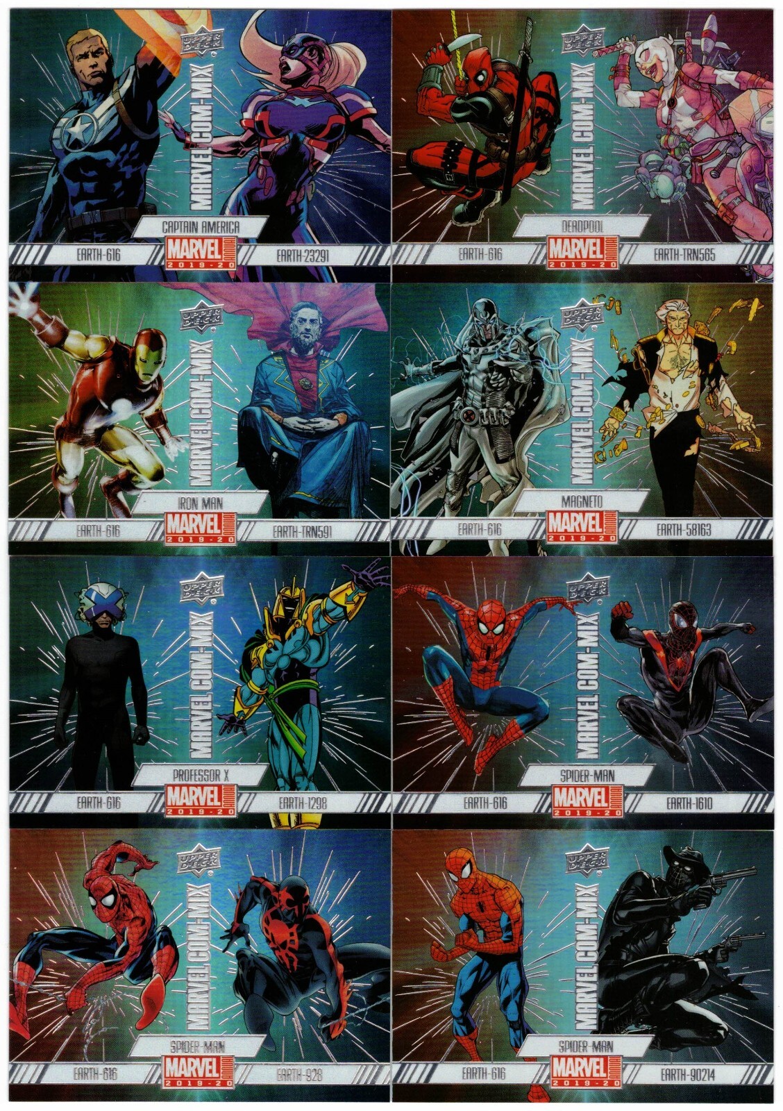 2019-20 2020 Upper Deck Marvel Annual Com-Mix You Pick