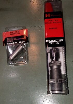 Hornady RELOADING TOOLS Cam Lock Bullet Puller 050095 and Collet #7 308/312 Cal 