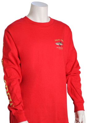 

Футболка Salty Crew Boys Bruce LS — красная — новинка, Красный