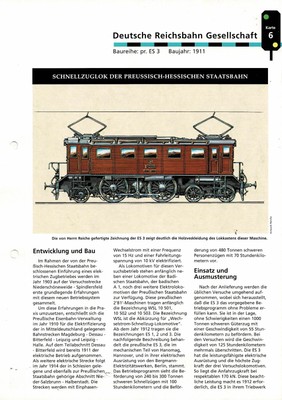 Baureihe: pr. ES 3 - Datenblatt