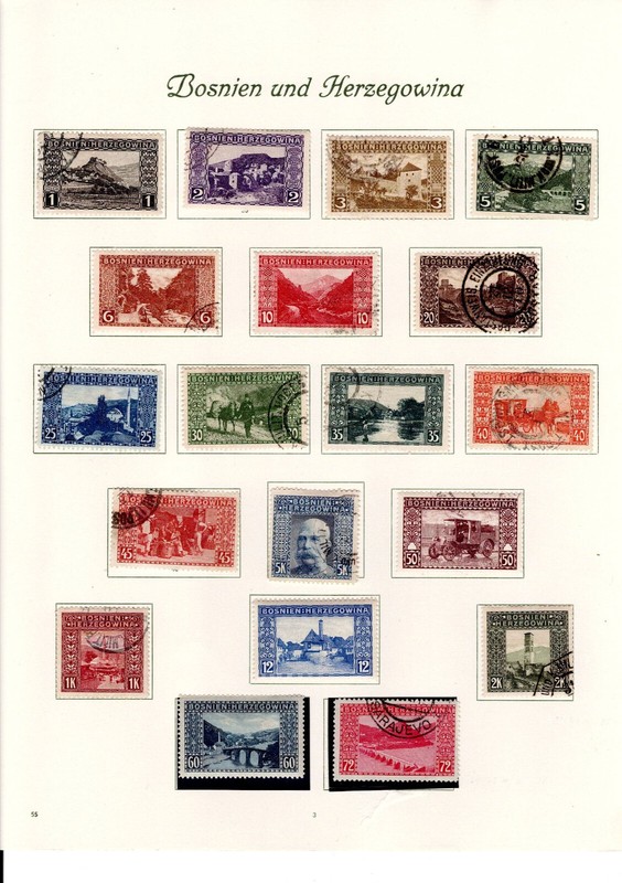 Bosnien Und Herzegowina: 29 - 44 O;  61- 63 */O