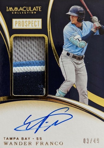 2020 Panini Immaculate Collection - Wander Franco #PPA-WF