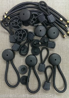 8 STAYPUT  Bungee Ultimate Shock Cords and  8 Pull Cords 