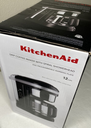 NEW - KitchenAid KCM1208OB Drip Coffee Maker, 12 Cup, Onyx Black