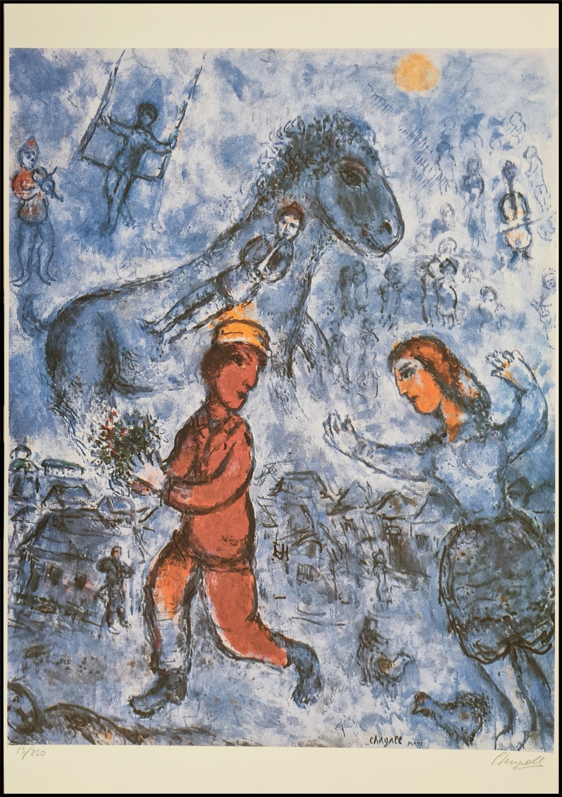額 Marc CHAGALL MA884 額 Marc CHAGALL MA884 Marc Chagall