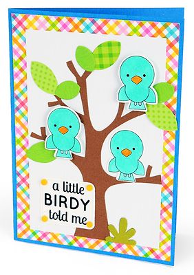 Sizzix Framelits A Little Birdy Told Me set #660397 Retail $14.99 4 pk & STAMPS!