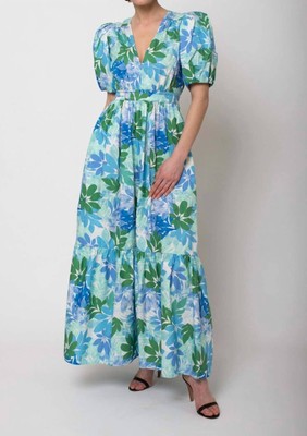 Pre-owned Xirena Larkyn Dress In Blue Sails - Size S