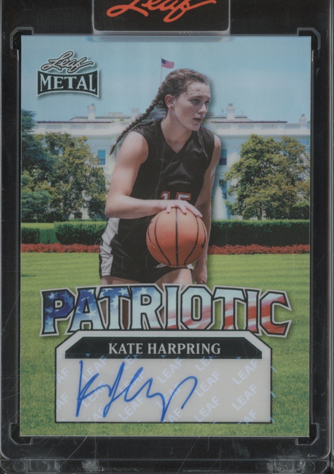 2025 Leaf Metal Patriotic Prismatic Kate Harpring Auto Autograph 1/1