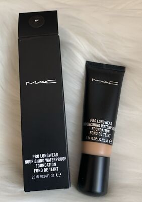 MAC Pro Longwear Nourishing Waterproof Foundation ~ NC41 ~ 0.84oz/25ml Full Size