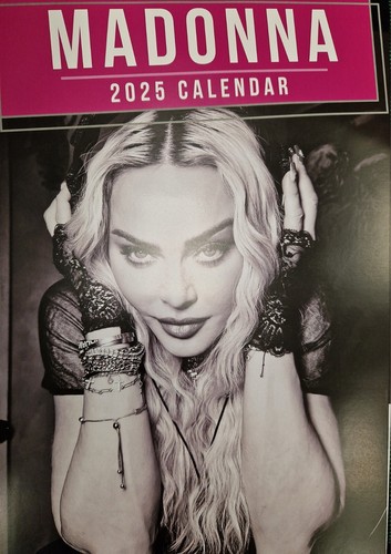 MADONNA パンフレット MADONNA CALENDAR 2025 LARGE ( 297mm X 420mm ) WALL A3 SIZE