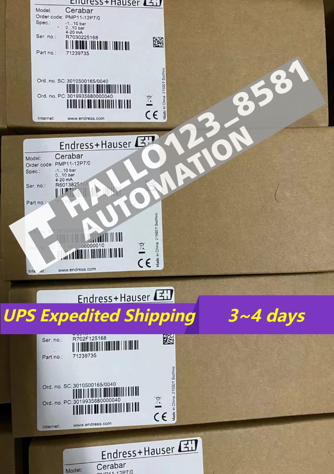 E+H FTL50-AGR2AA4G5A Explosion-proof Liquid Level Switch UPS