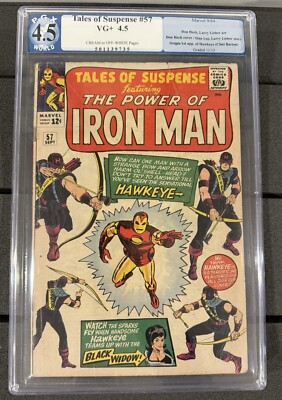Tales Of Suspense 57, 1st App Hawkeye (1964), PGX 4.5