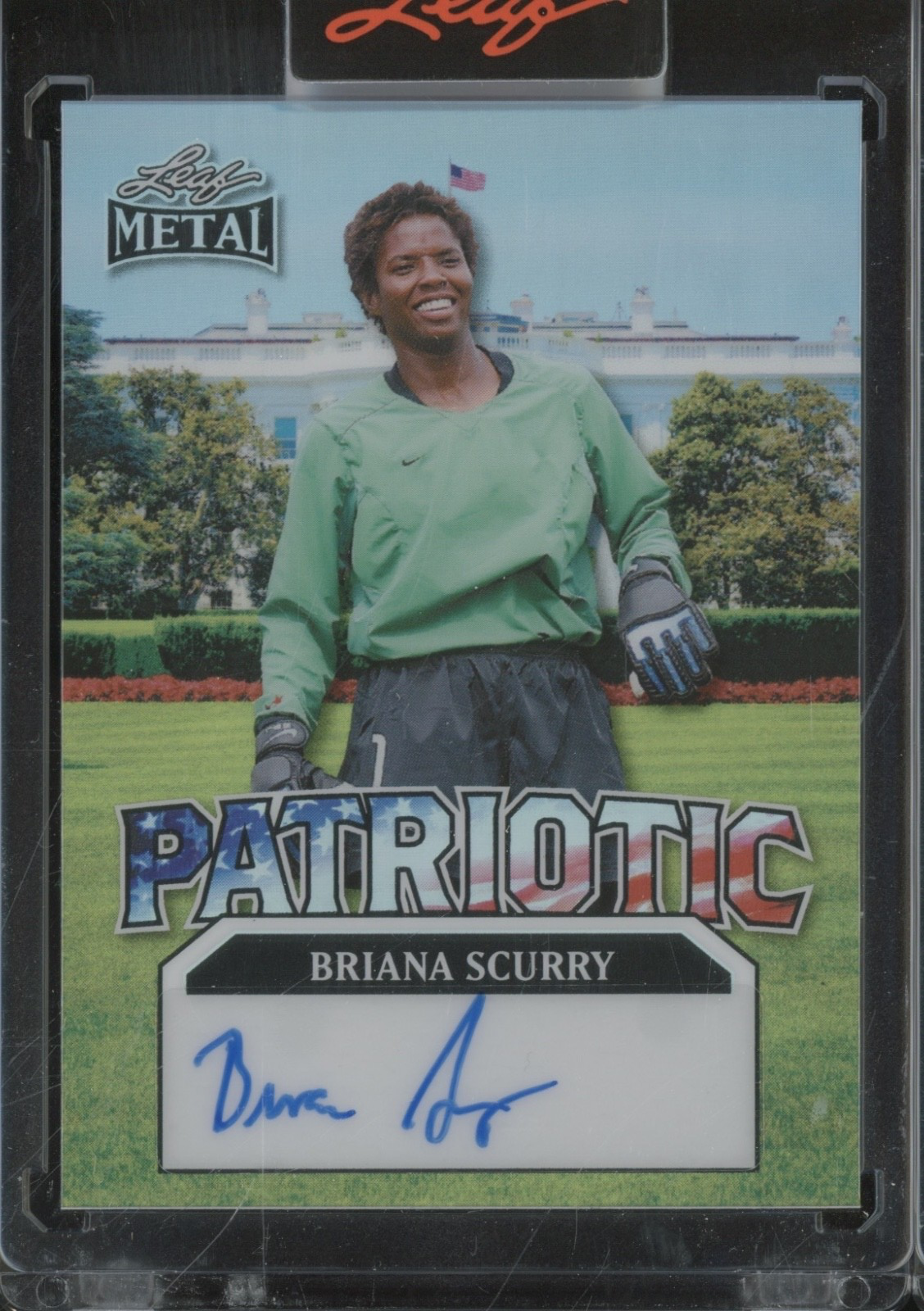 2025 Leaf Metal Patriotic Prismatic Briana Scurry Auto Autograph 1/1