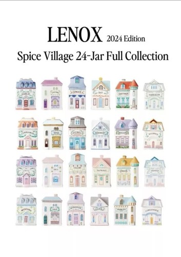S*a様 The Lenox Spice Village/レノックス スパイスビ Lenox Spice Village 6-Piece Spice Jar Set - Garden District