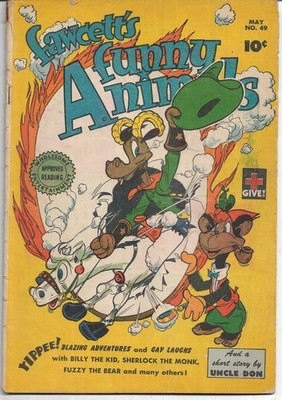 FAWCETT Golden Age : Fawcett's Funny Animals #49 (Bill Brady) Chad Grothkopf