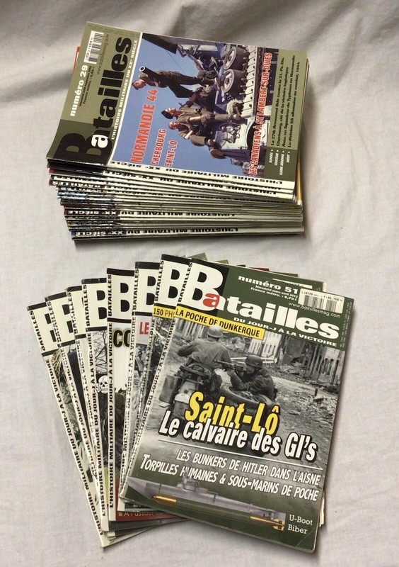 Ww2 - Revue Batailles Du Jour J Ã  La Victoire Au Choix (No Casque)