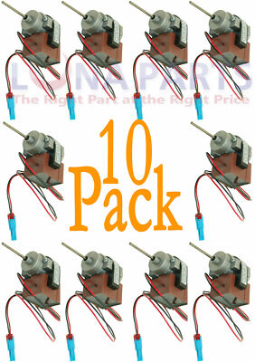 10  Pack D4612AAA21 Fan Motor End Plug 13V 2.5-3.3W For Refrigerator Amana