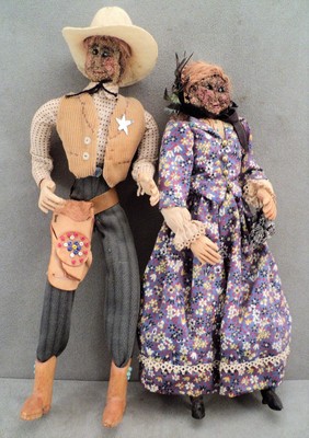 vintage apple head dolls