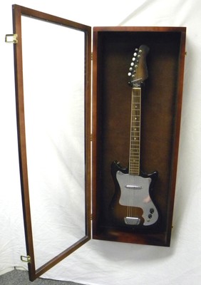 Acrylic Guitar Display Case / Cherry Wood Guitar Case