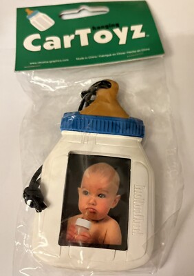 Chroma ~ hanging Car Toyz picture  frame ~ Baby Bottle