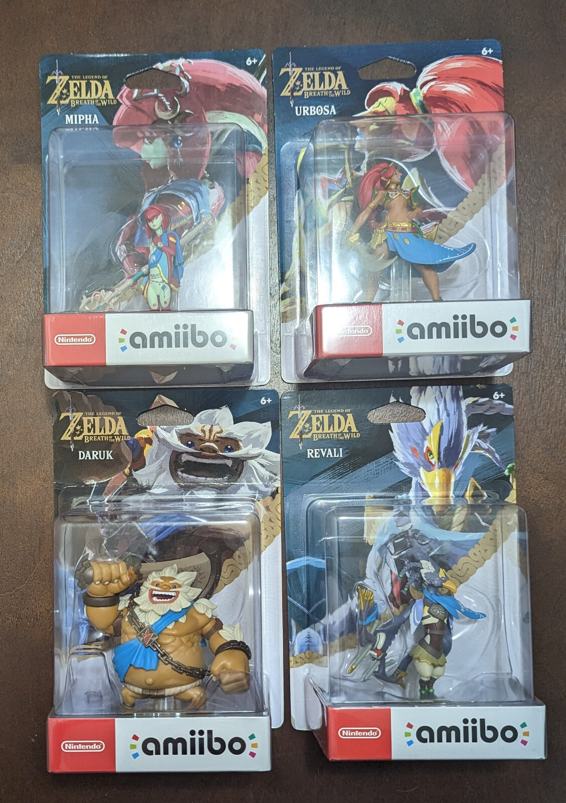 Nintendo Amiibo Zelda Breath of the Wild Champions Set (New Nintendo Amiibo Zelda Breath of the Wild Champions Set (New
