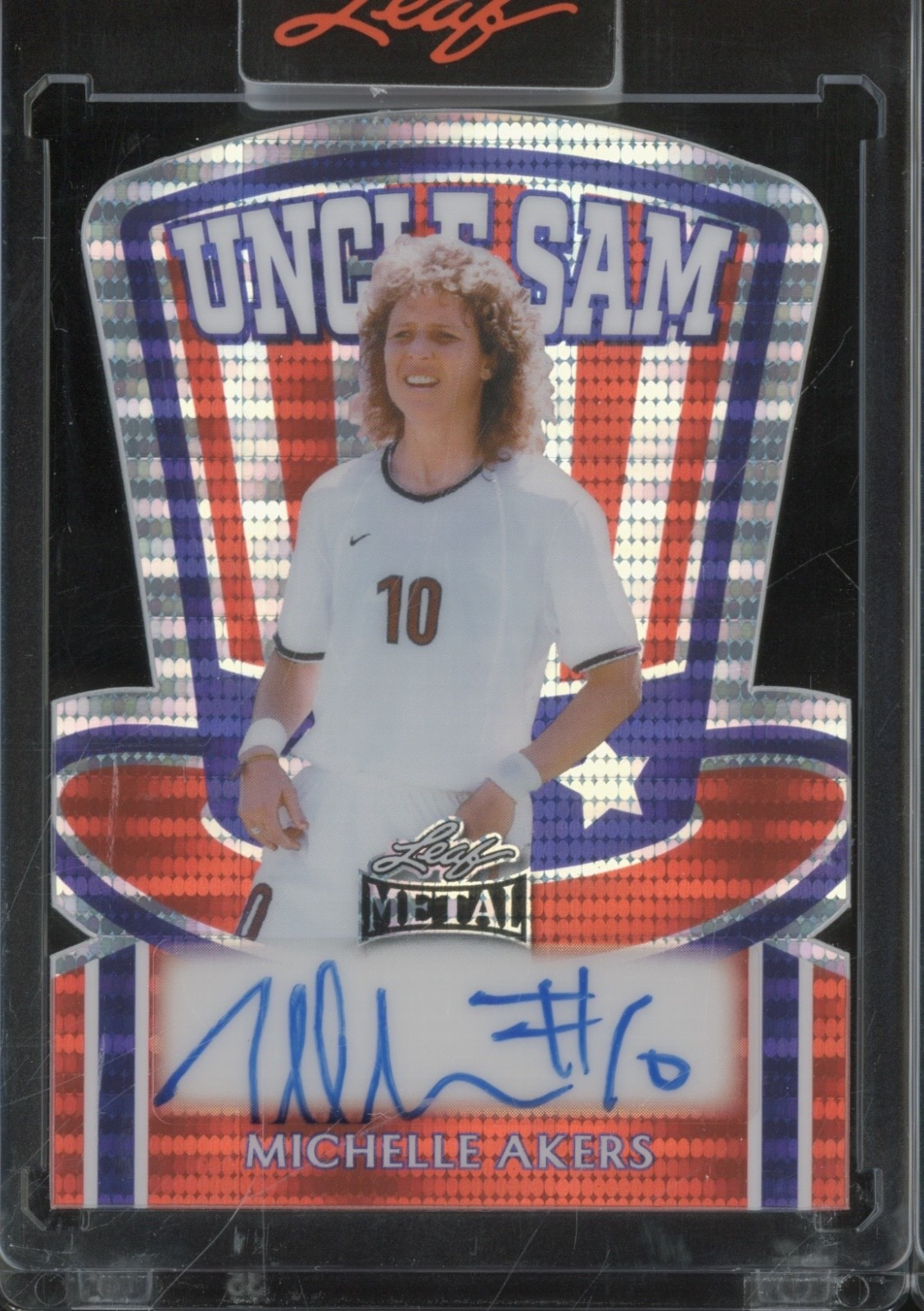 2025 Leaf Metal Uncle Sam Pulsar Michelle Akers Auto Autograph 1/1