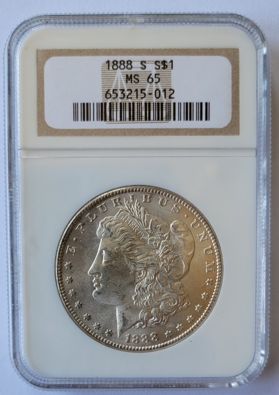 1888-S NGC MS65 Morgan Dollar