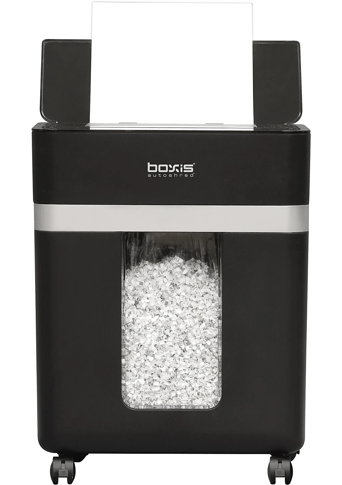 Boxis Autoshred 100Sheet MicroCut Paper Shredder, Black, AD100A