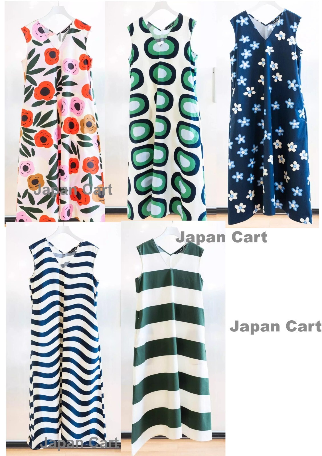 marimekko Sopiva Unikko コットンリネンツイルドレス marimekko Sopiva Unikko コットンリネンツイルドレス Sopiva