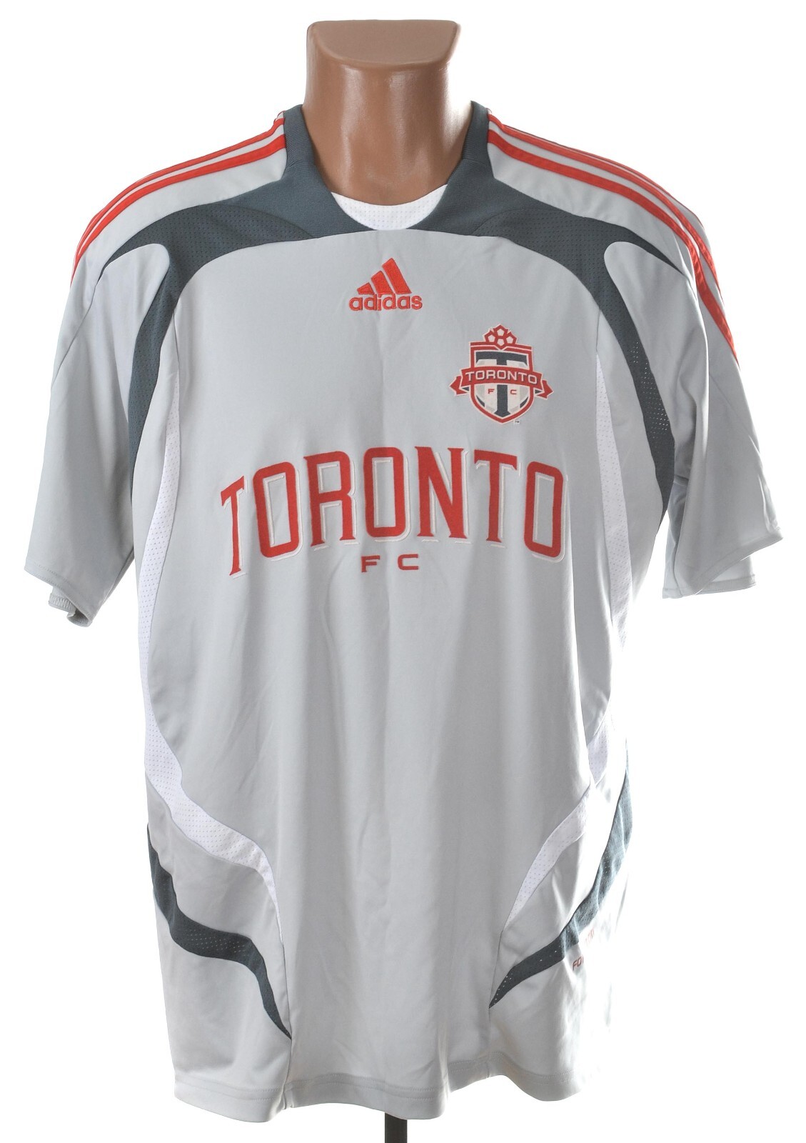 TORONTO FC 2007/2008 AWAY FOOTBALL SHIRT ADIDAS L FORMOTION