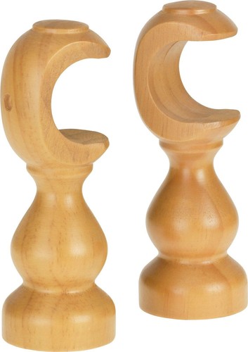 Kirsch Wood Trends Classics Ball Finial, For 2" Pole, Unfinished (MPN# 5508EG091